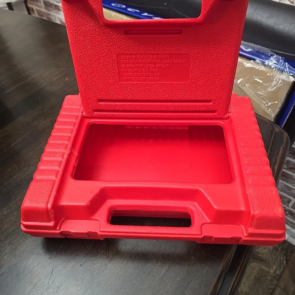 Vintage 1985 Lego Storage container Red - Picture 4 of 5